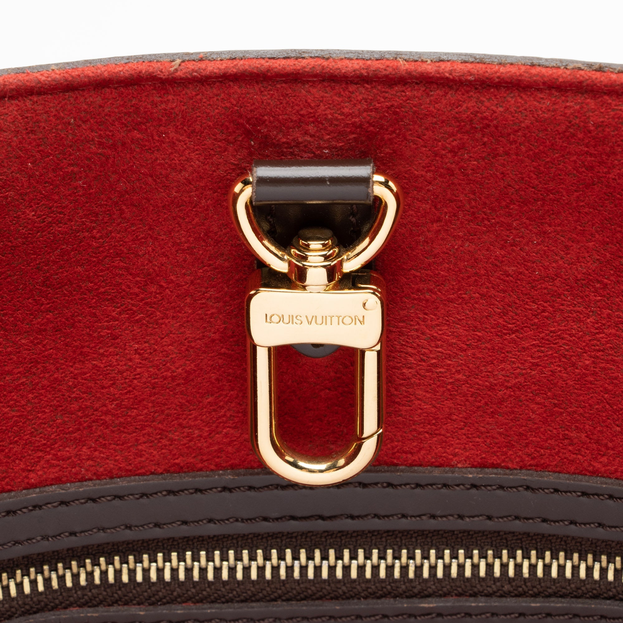 Louis Vuitton Damier Ebene Hampstead MM Tote (SHF-23553)