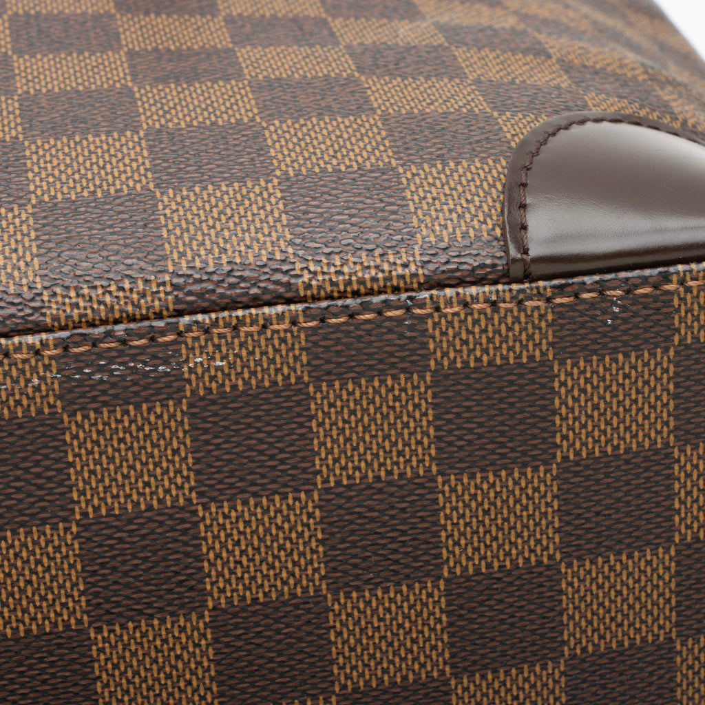Louis Vuitton Damier Ebene Hampstead MM Tote (SHF-23553)