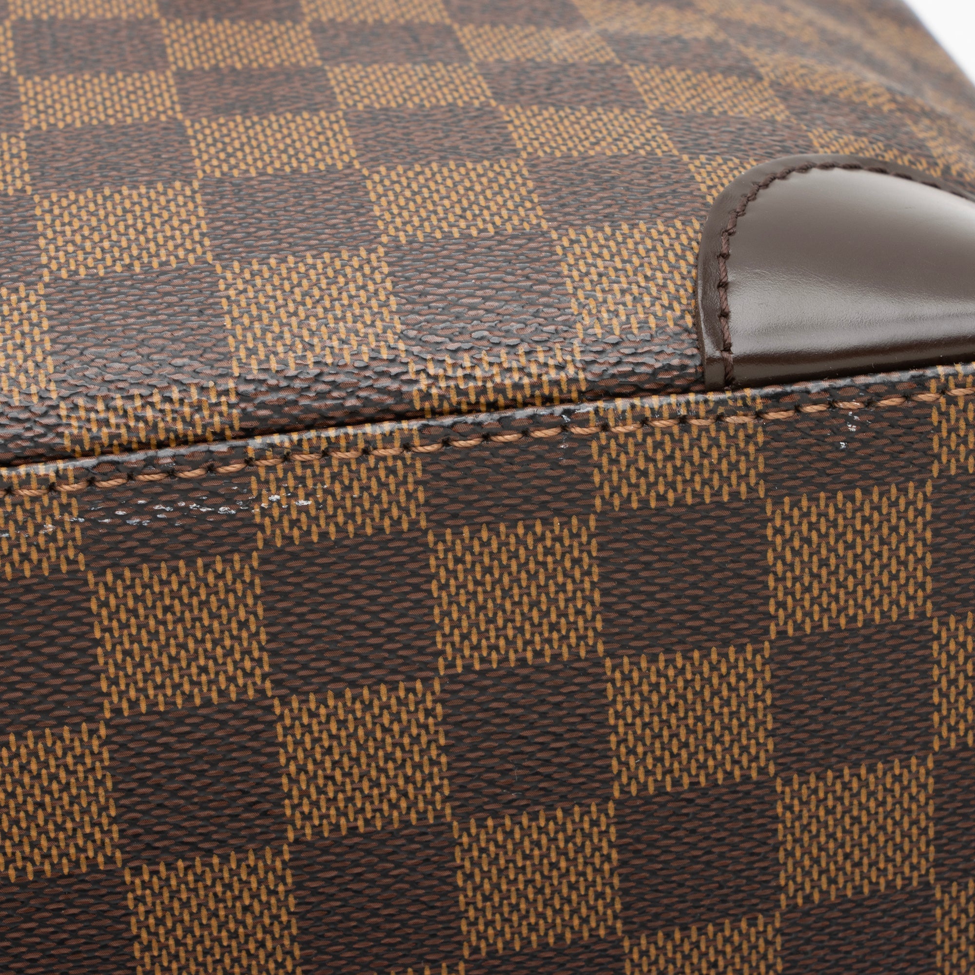 Louis Vuitton Damier Ebene Hampstead MM Tote (SHF-23553)