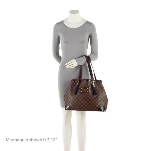 Louis Vuitton Damier Ebene Hampstead MM Tote (SHF-23553)
