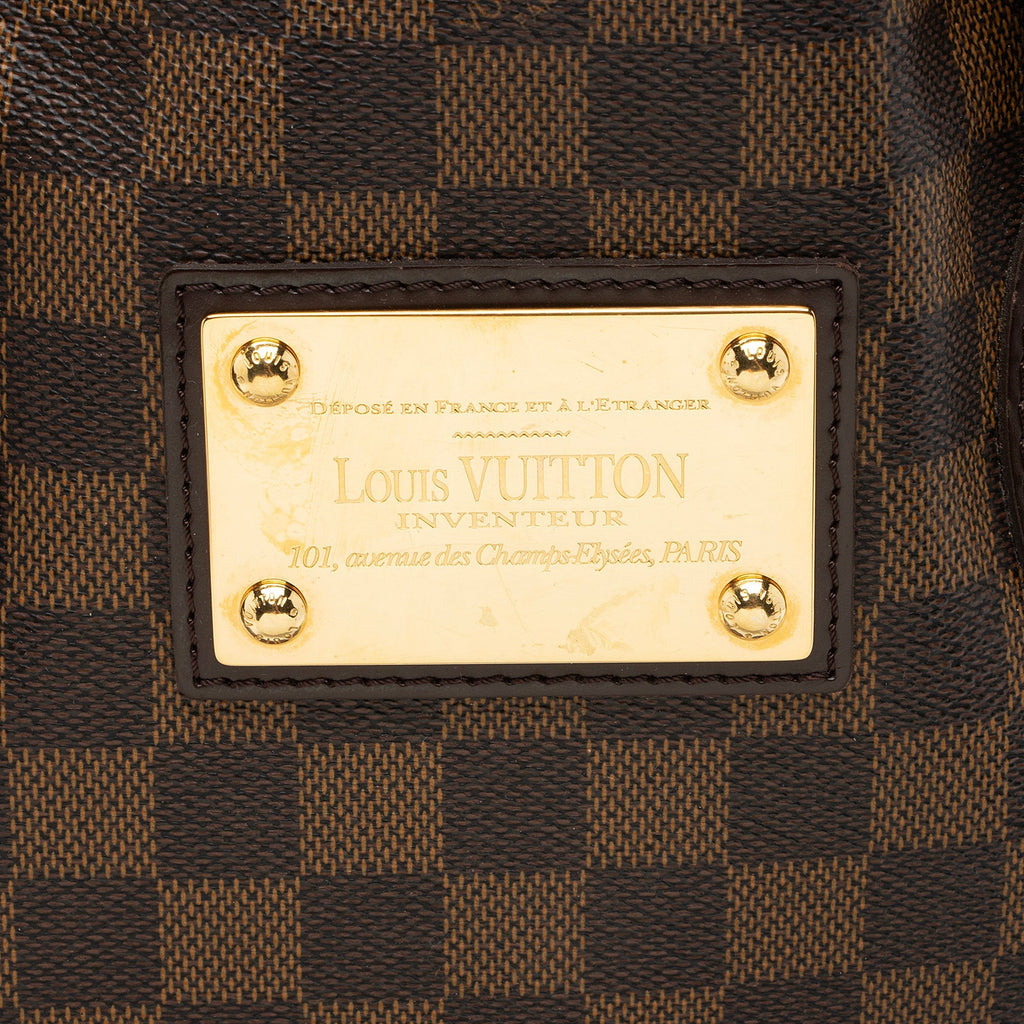 Louis Vuitton Damier Ebene Hampstead MM Tote (SHF-beZ8jV)