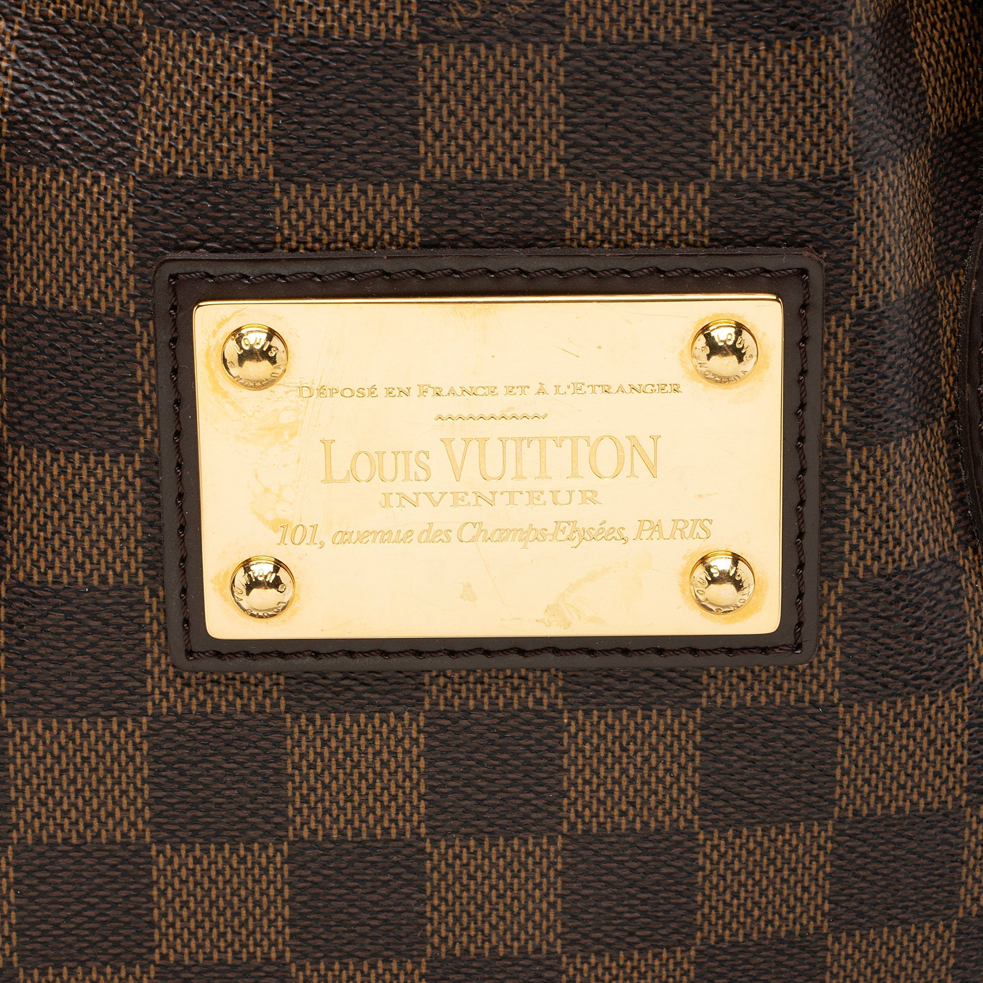 Louis Vuitton Damier Ebene Hampstead MM Tote (SHF-beZ8jV)