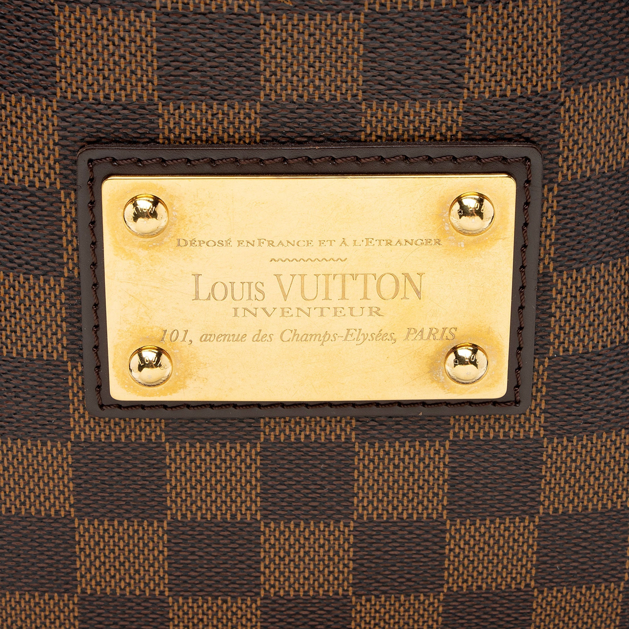 Louis Vuitton Damier Ebene Hampstead MM Tote
