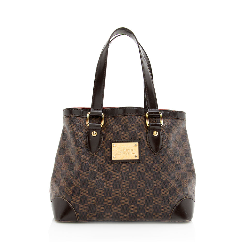Louis Vuitton Damier Ebene Hampstead PM Tote - FINAL SALE (SHF-19117)