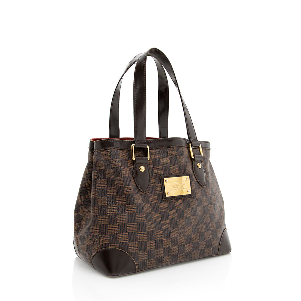 Louis Vuitton Damier Ebene Hampstead PM Tote - FINAL SALE (SHF-19117)