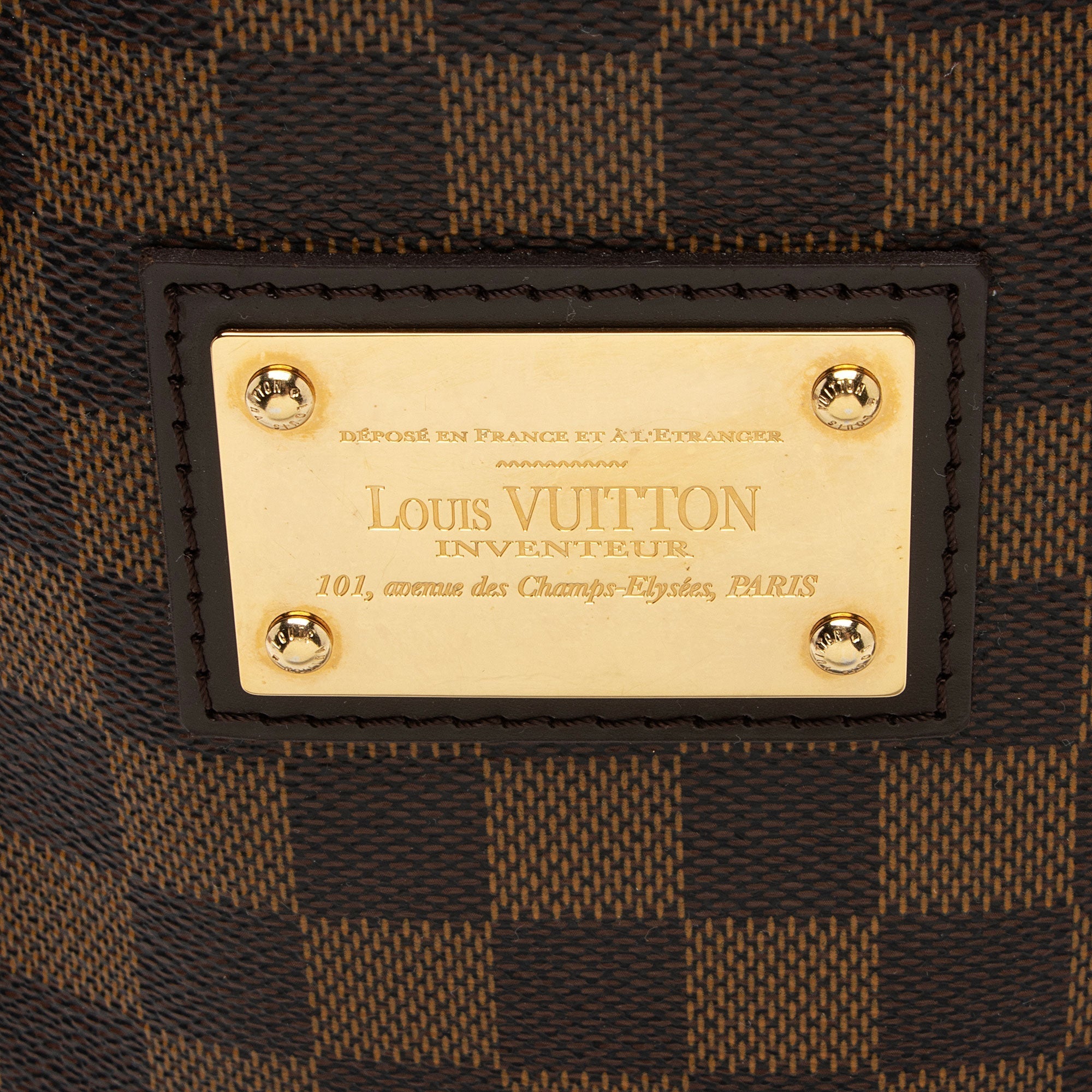 Louis Vuitton Damier Ebene Hampstead PM Tote (SHF-rzynKt)