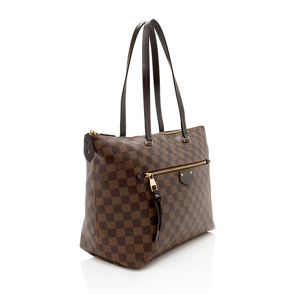 Louis Vuitton Damier Ebene Iena MM Tote (SHF-23445)
