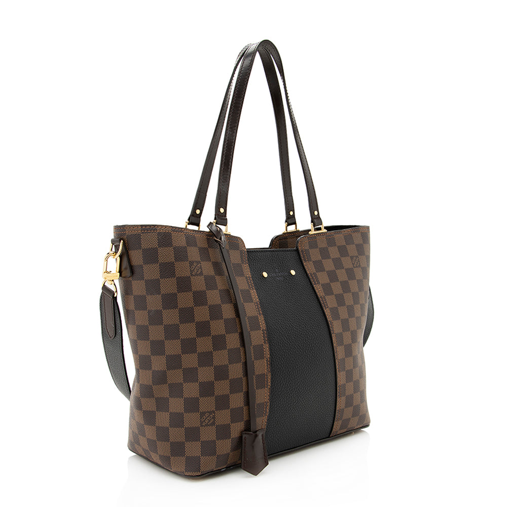 Louis Vuitton Damier Ebene Jersey Tote (SHF-19432)