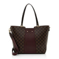 Louis Vuitton Damier Ebene Jersey Tote (SHF-1EyPjV)