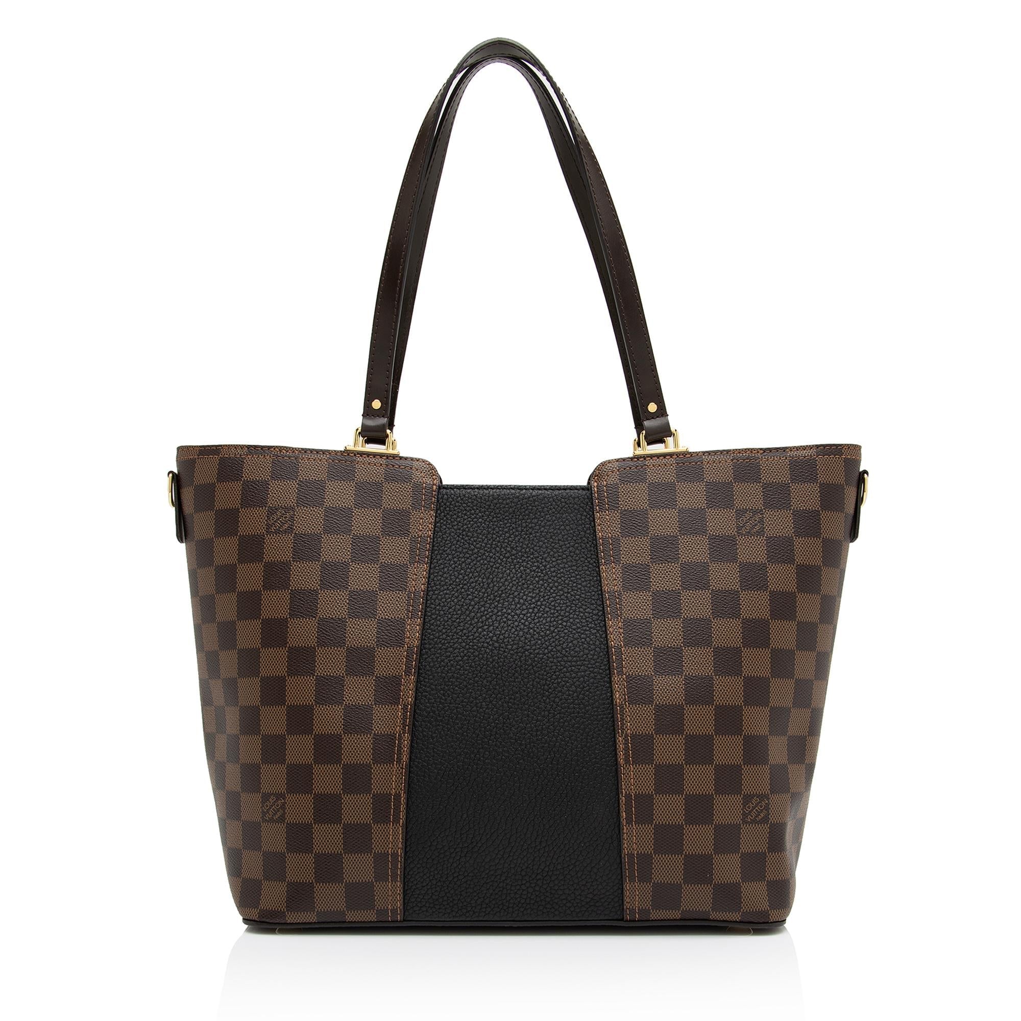 Louis Vuitton Damier Ebene Jersey Tote (SHF-2AG6WA)