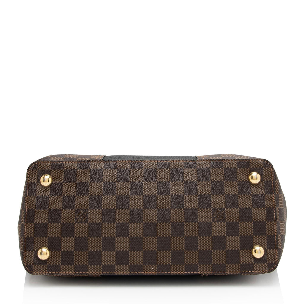 Louis Vuitton Damier Ebene Jersey Tote (SHF-2AG6WA)
