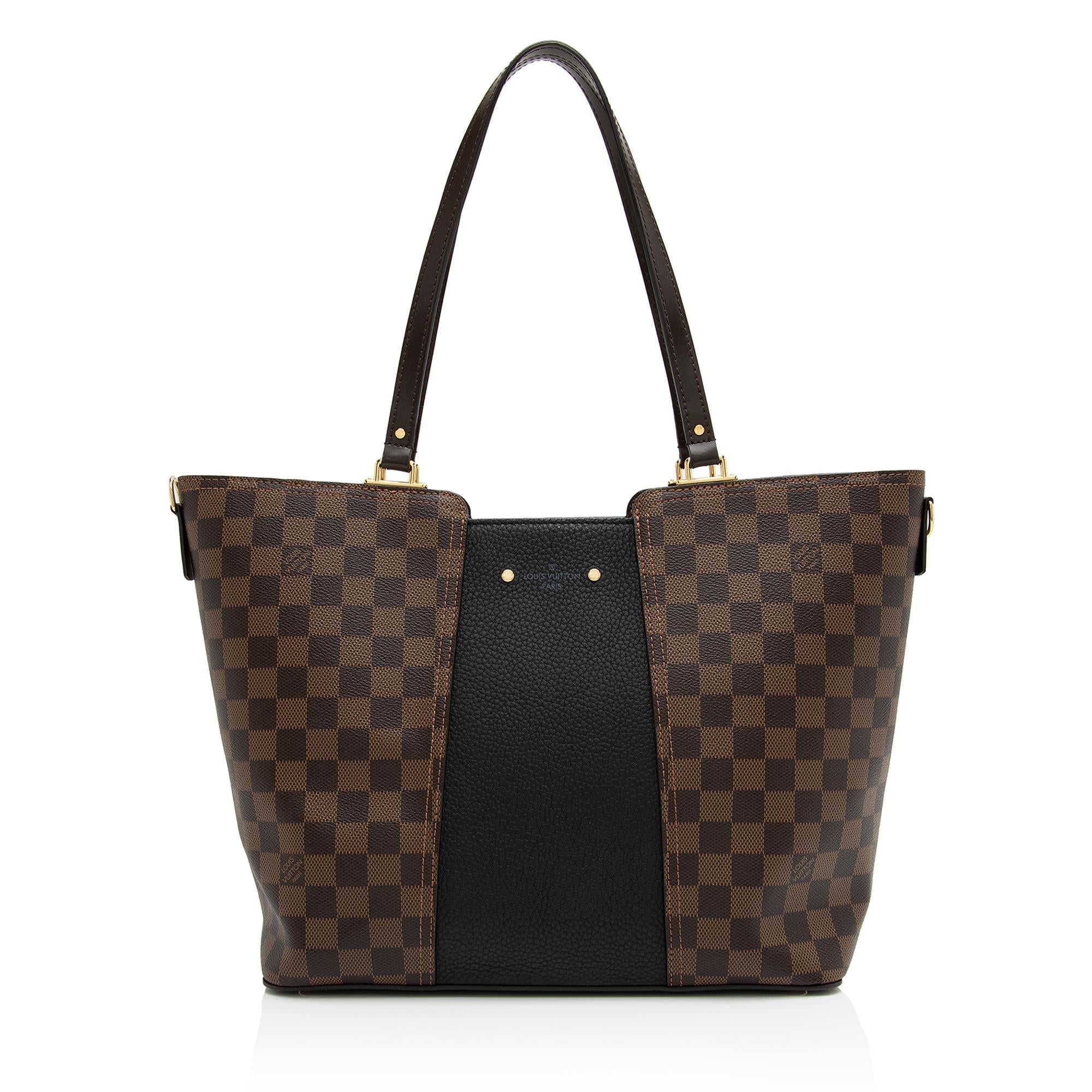 Louis Vuitton Damier Ebene Jersey Tote (SHF-2AG6WA)