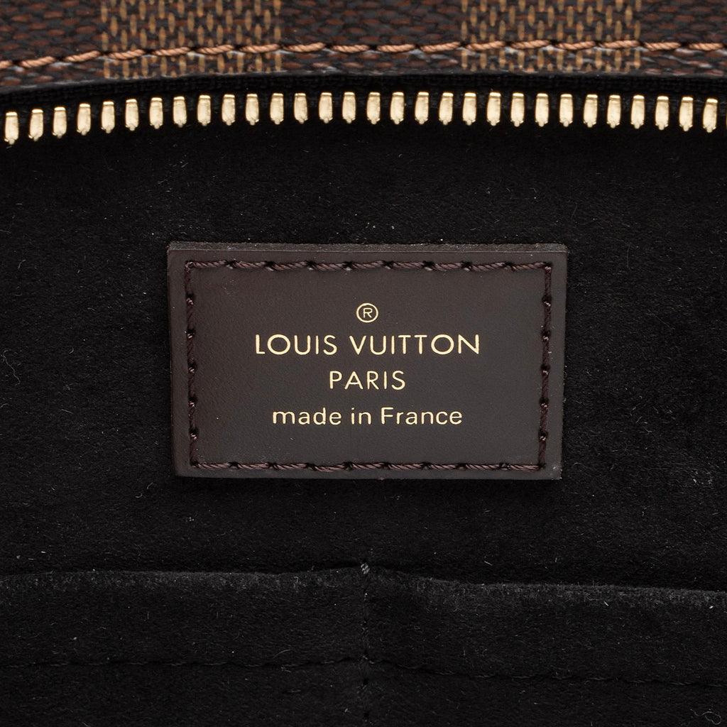 Louis Vuitton Damier Ebene Jersey Tote (SHF-2AG6WA)