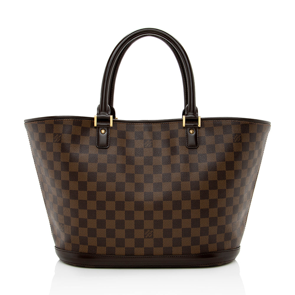 Louis Vuitton Damier Ebene Manosque GM Tote (SHF-14599)