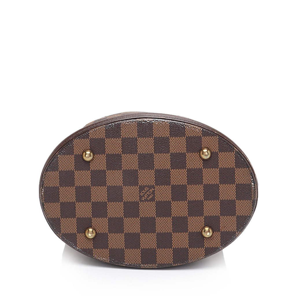 Louis Vuitton Damier Ebene Marais Bucket Tote (SHF-K0Q38J)
