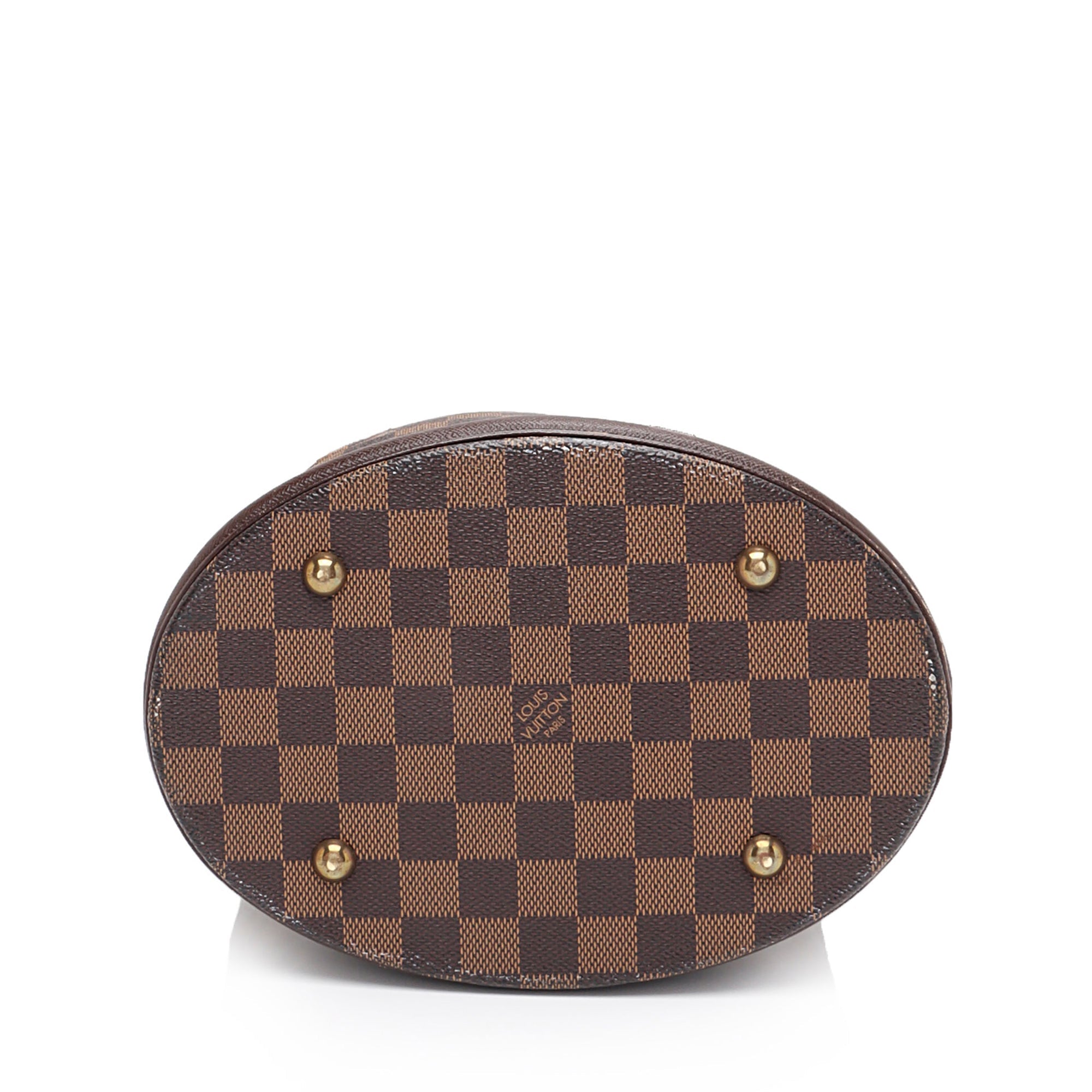 Louis Vuitton Damier Ebene Marais Bucket Tote (SHF-K0Q38J)
