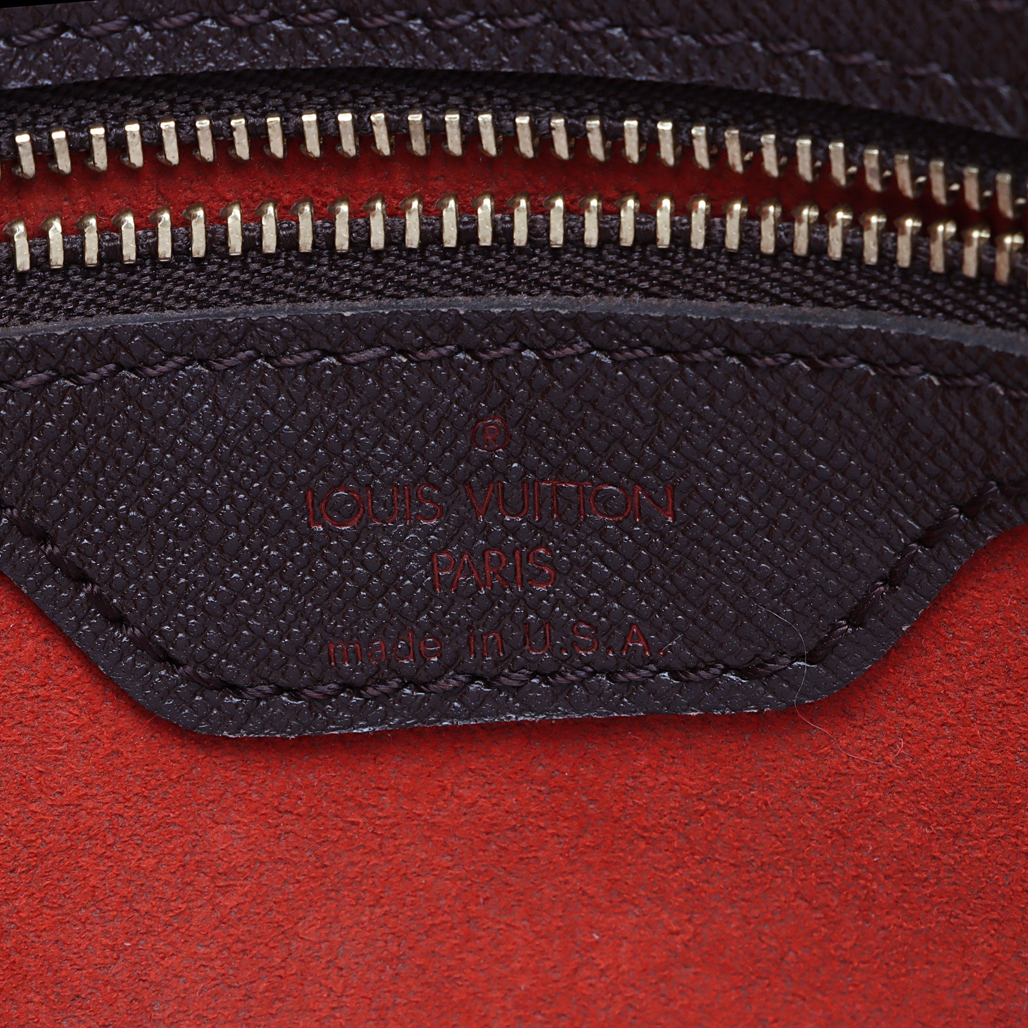 Louis Vuitton Damier Ebene Marais Bucket Tote (SHF-K0Q38J)