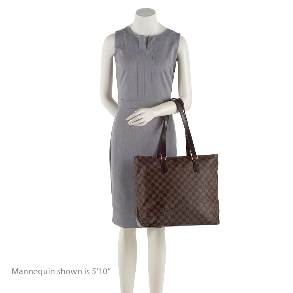 Louis Vuitton Damier Ebene Mezzo Tote (SHF-15490)
