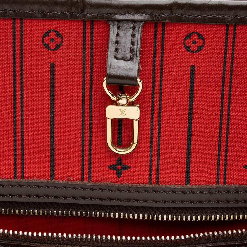 Louis Vuitton Damier Ebene Neverfull GM Tote (SHF-18523)