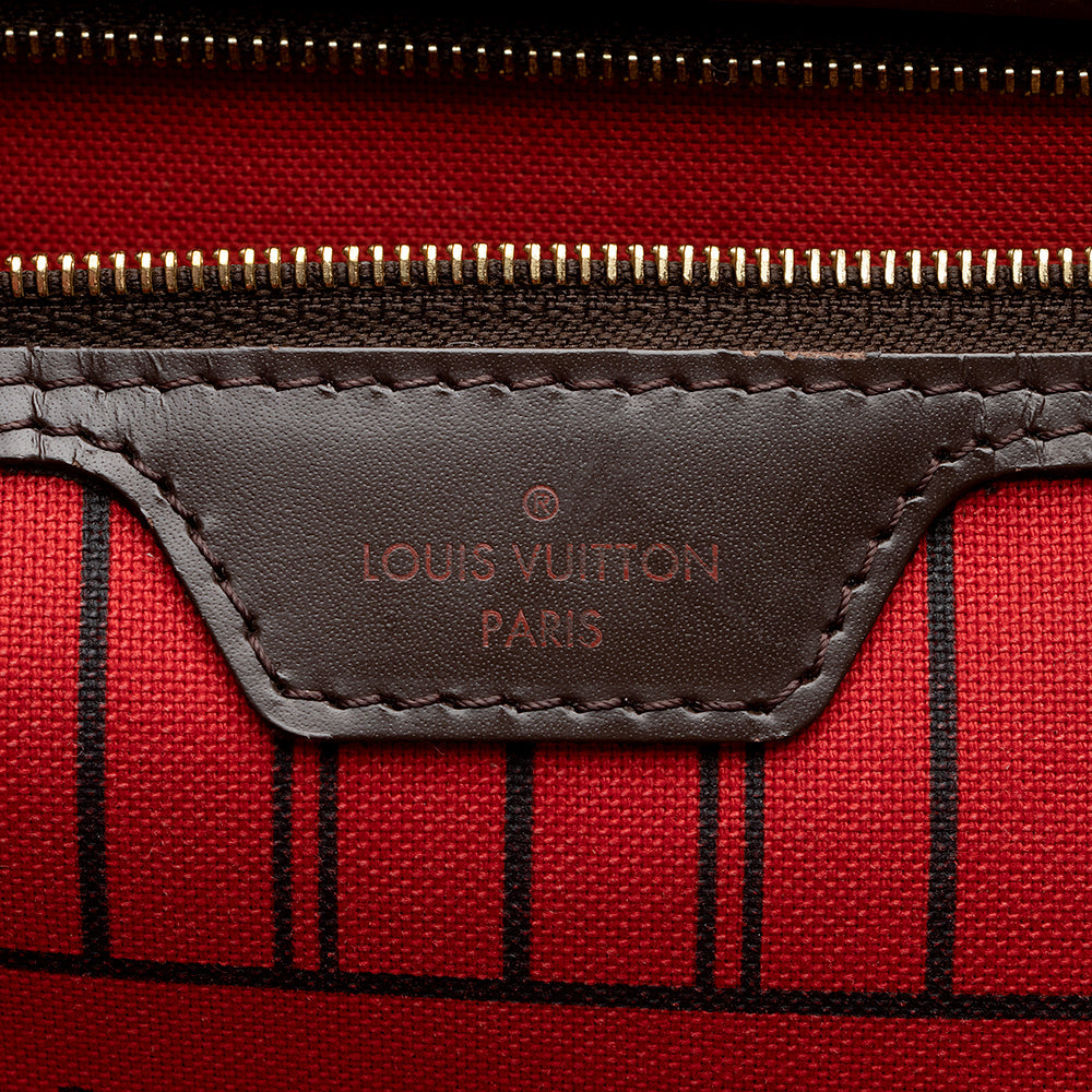 Louis Vuitton Damier Ebene Neverfull GM Tote (SHF-20007)
