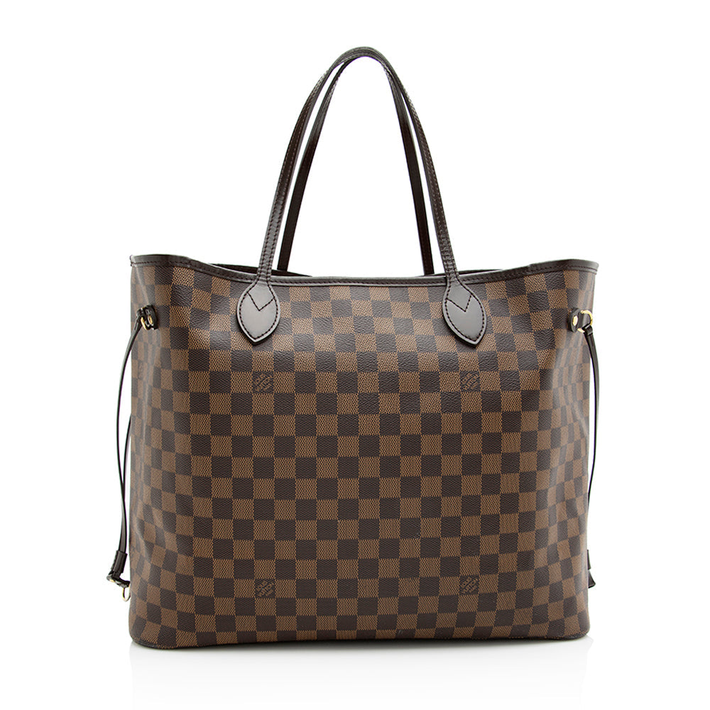 Louis Vuitton Damier Ebene Neverfull GM Tote (SHF-20137)