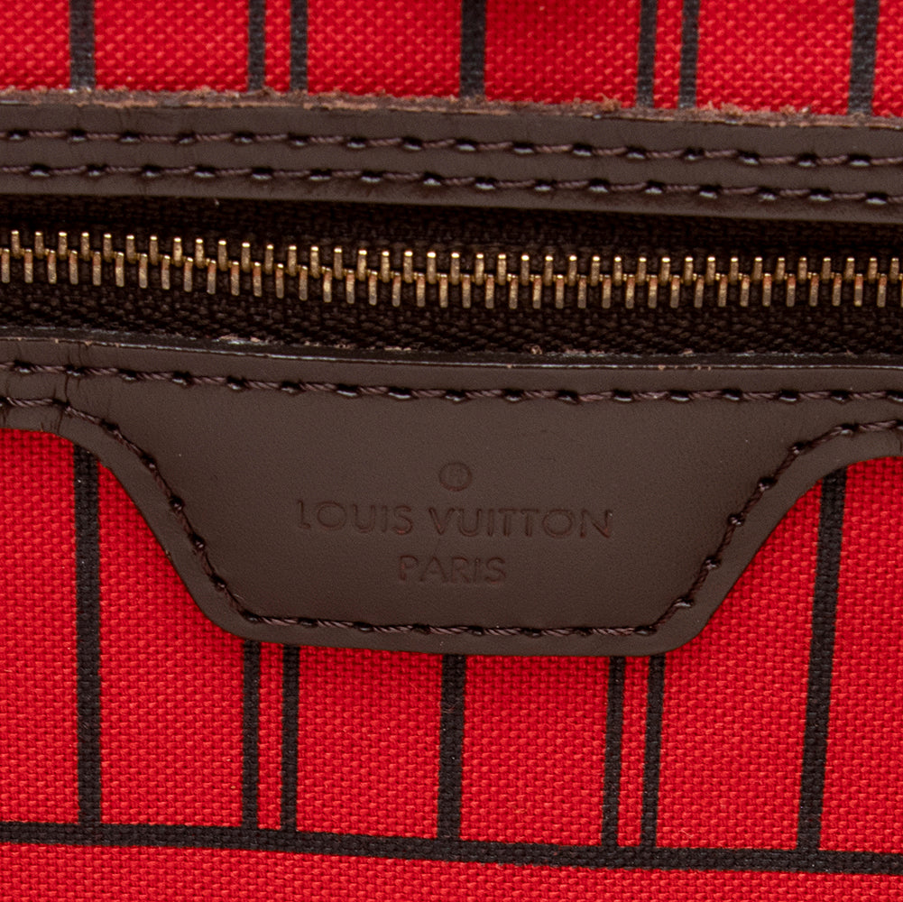 Louis Vuitton Damier Ebene Neverfull GM Tote (SHF-20137)
