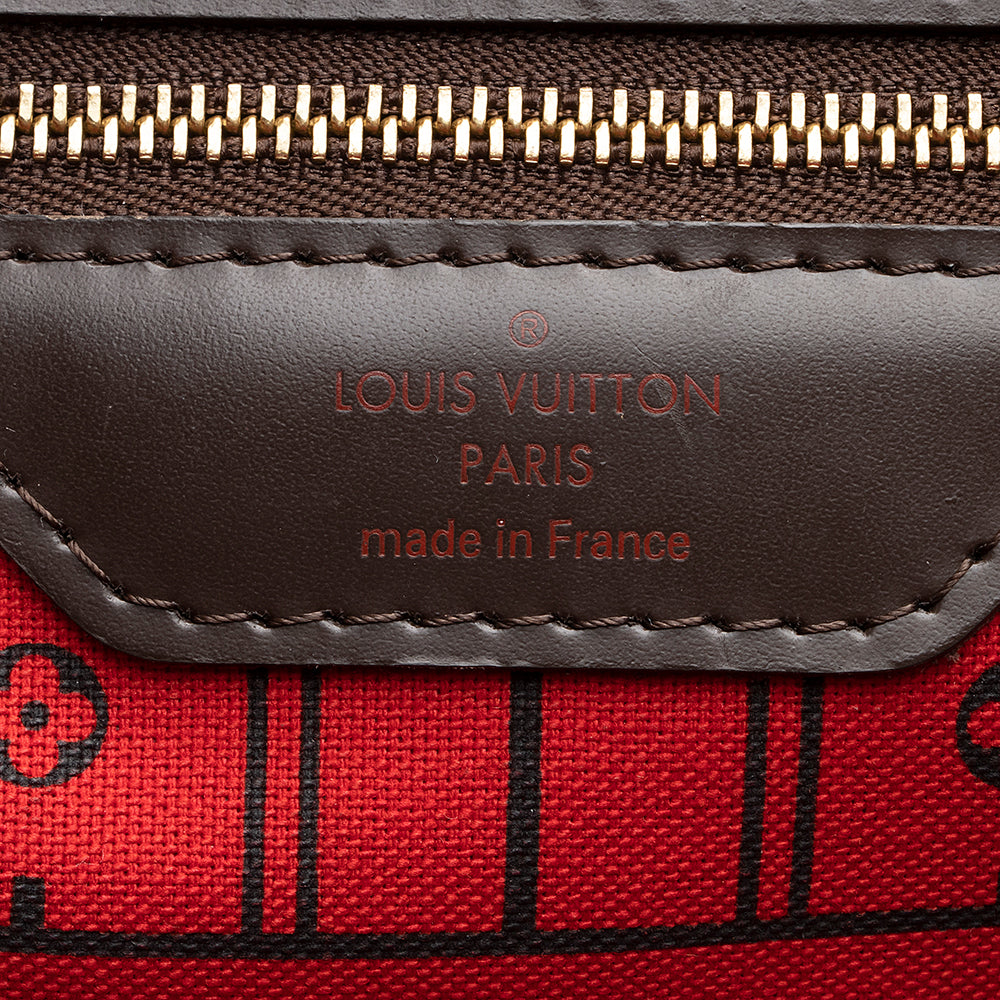 Louis Vuitton Damier Ebene Neverfull GM Tote (SHF-20196)