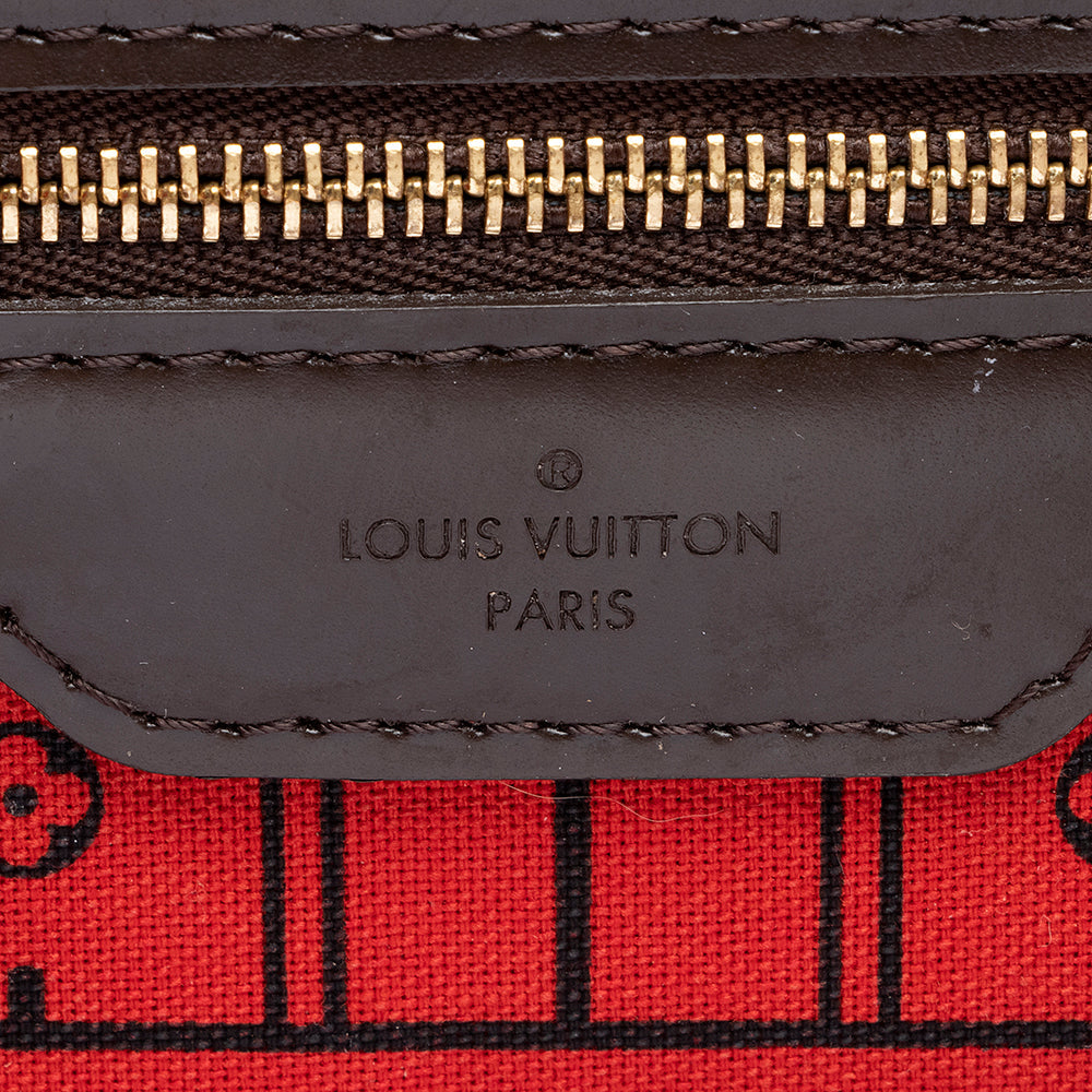 Louis Vuitton Damier Ebene Neverfull GM Tote (SHF-22140)