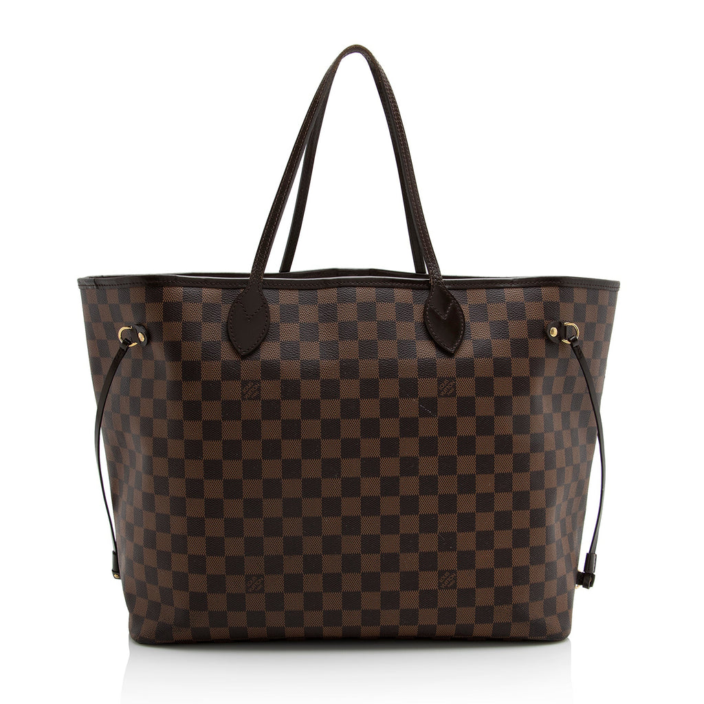 Louis Vuitton Damier Ebene Neverfull GM Tote (SHF-22164)