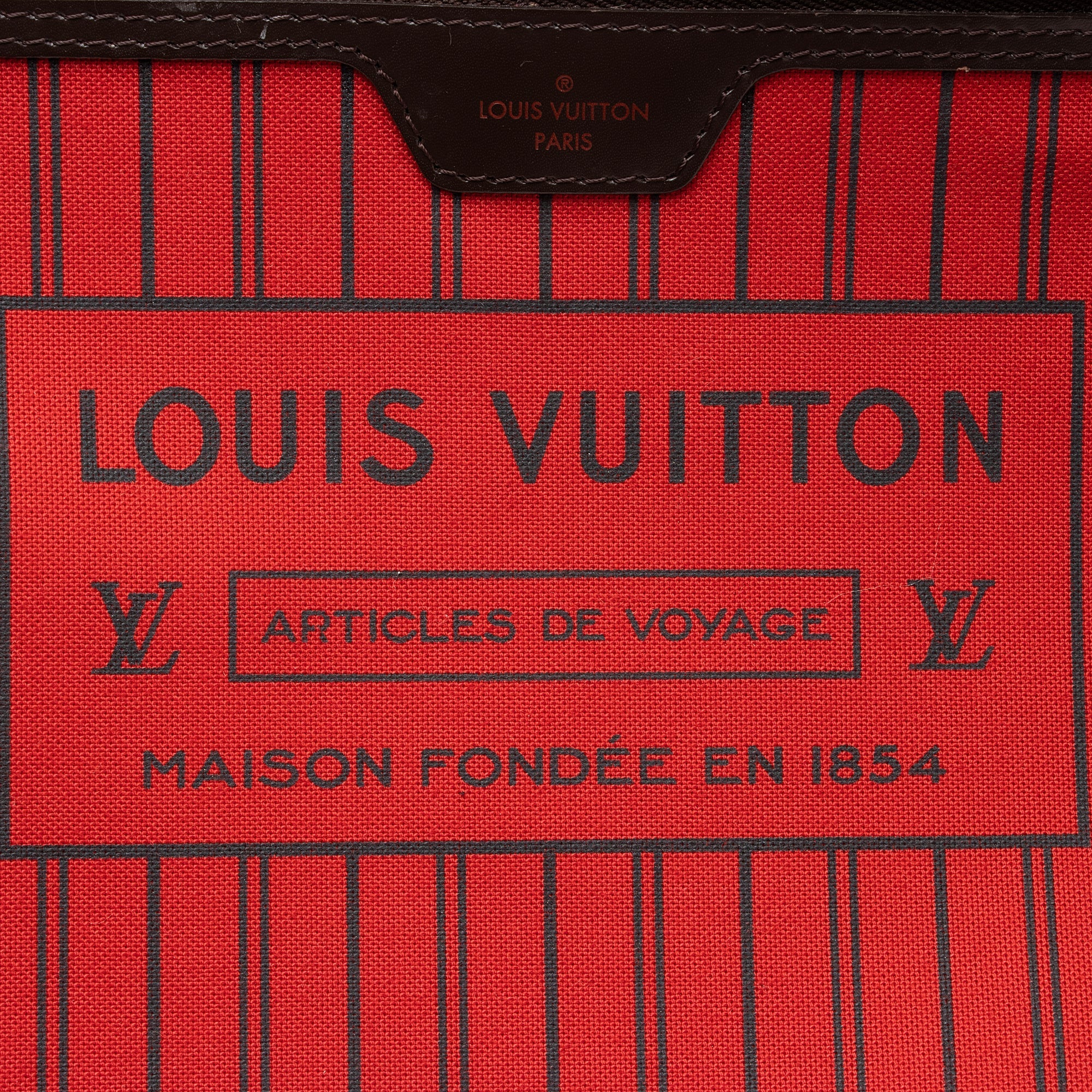 Louis Vuitton Damier Ebene Neverfull GM Tote (SHF-23718)