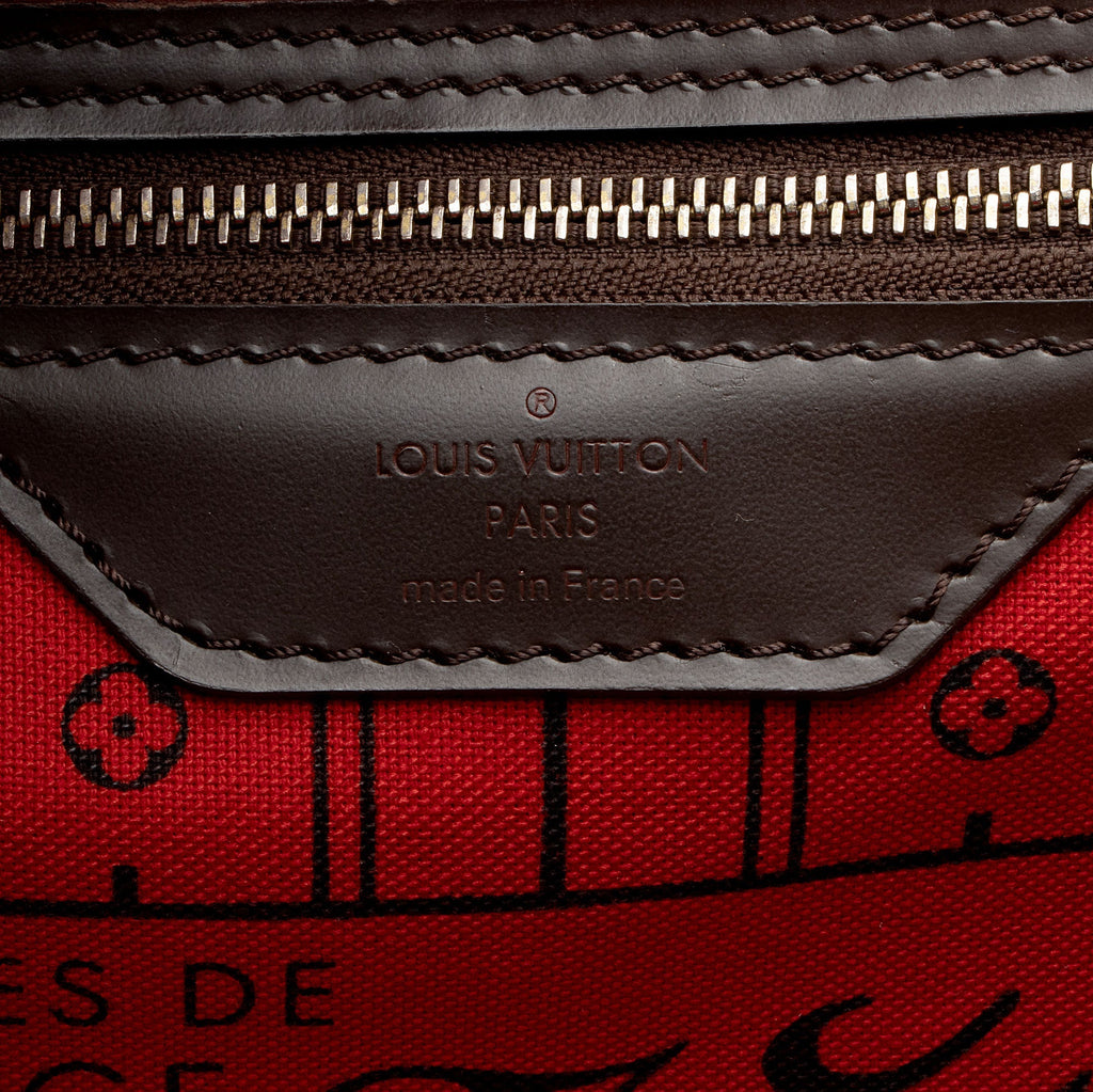 Louis Vuitton Damier Ebene Neverfull GM Tote (SHF-Ndo8o8)