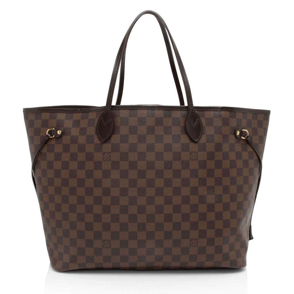 Louis Vuitton Damier Ebene Neverfull GM Tote (SHF-W1lxLu)