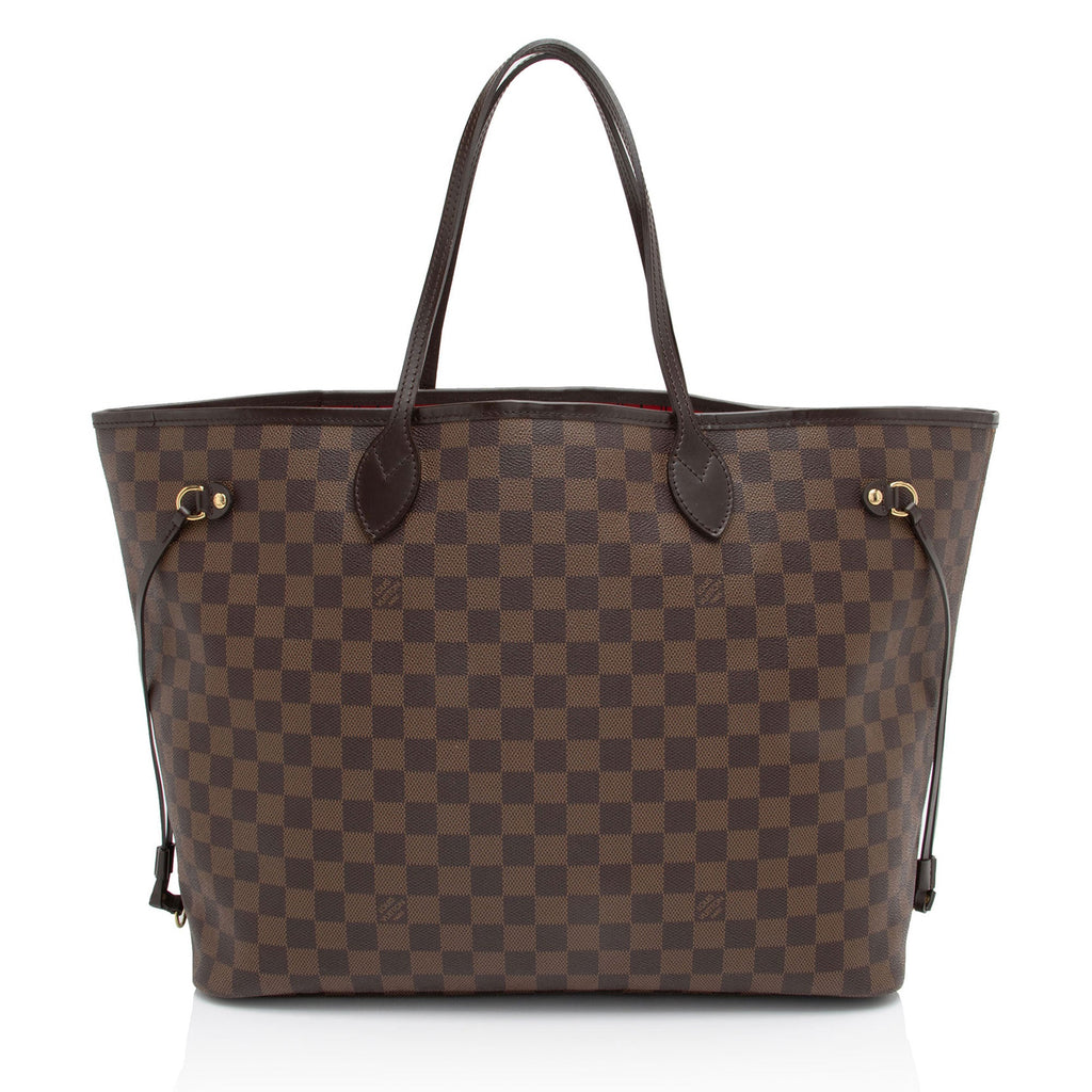 Louis Vuitton Damier Ebene Neverfull GM Tote (SHF-W1lxLu)