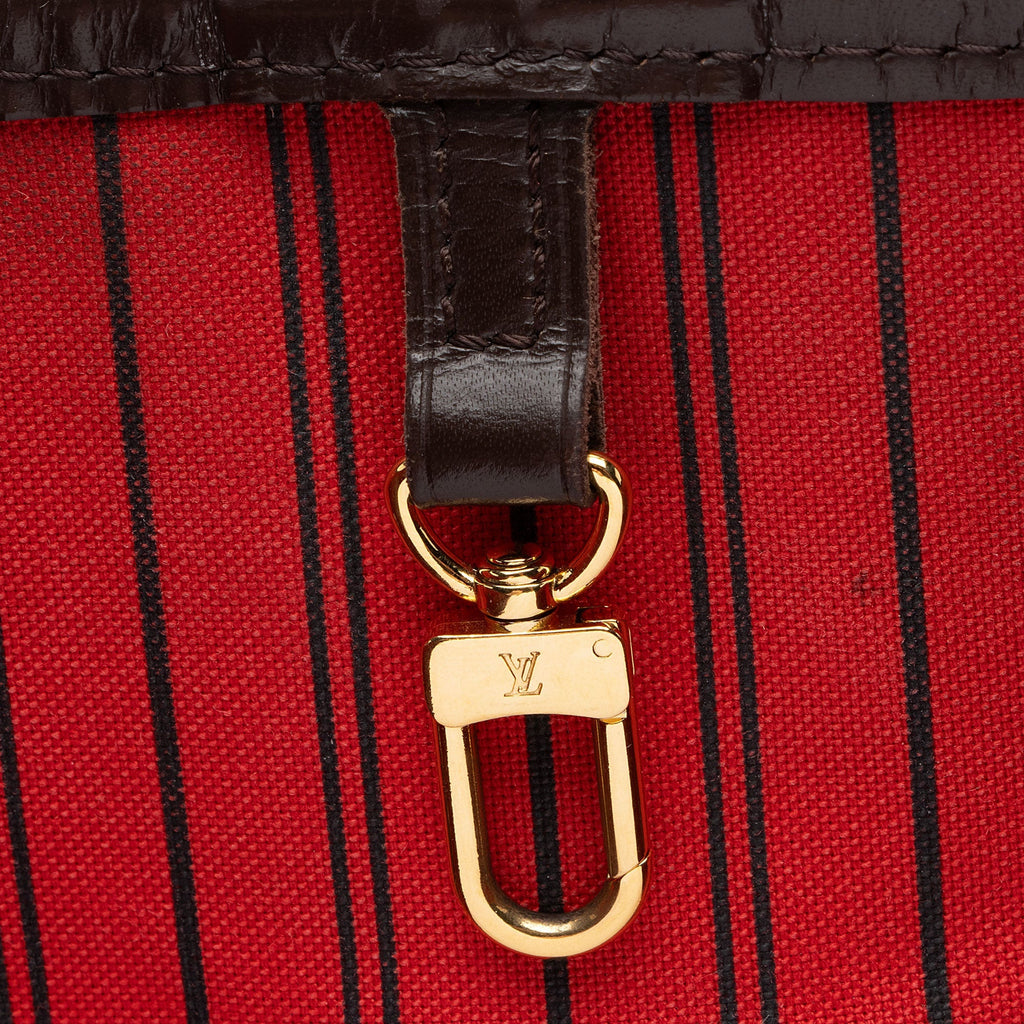Louis Vuitton Damier Ebene Neverfull GM Tote (SHF-Vxt89r)
