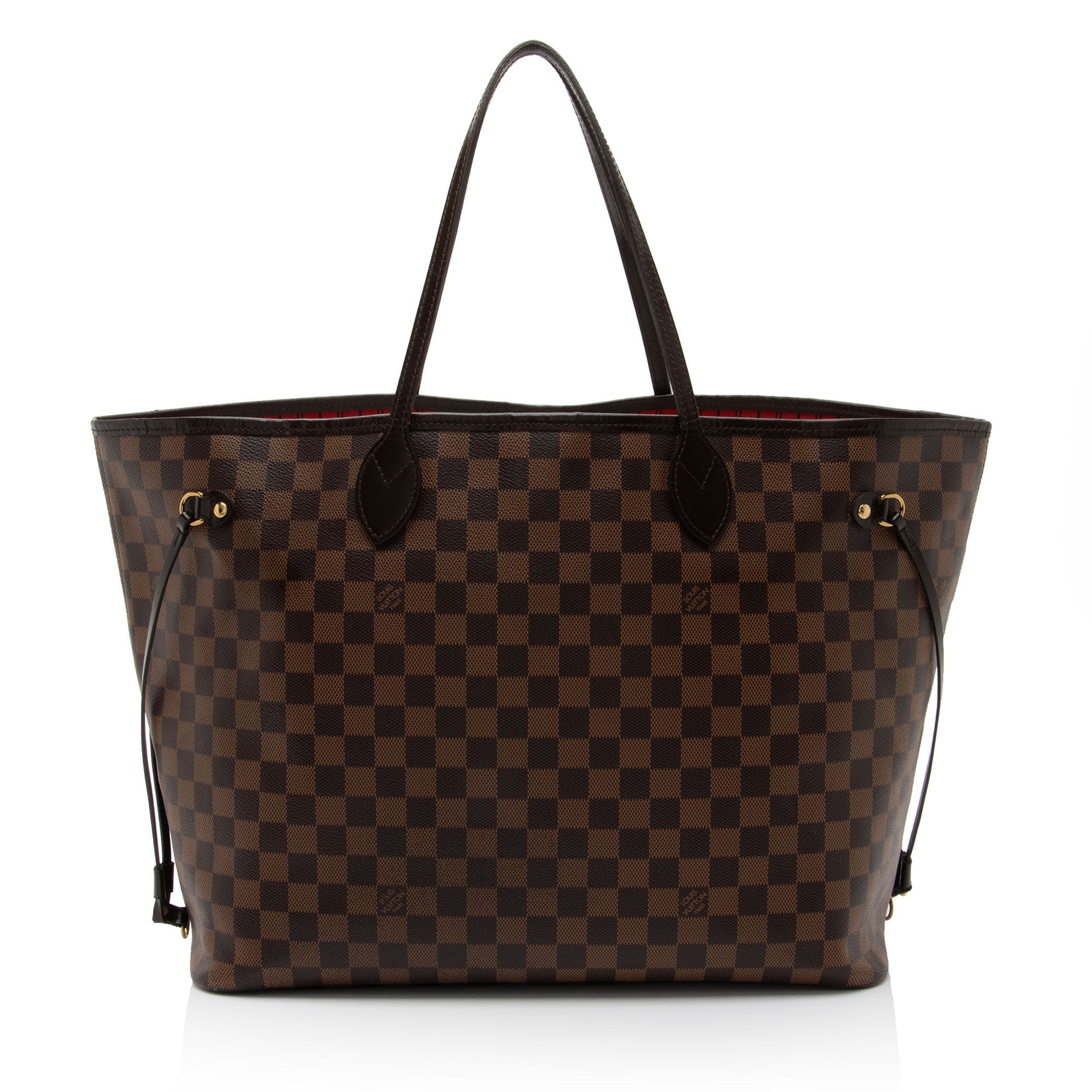 Louis Vuitton Damier Ebene Neverfull GM Tote (SHF-Vxt89r)