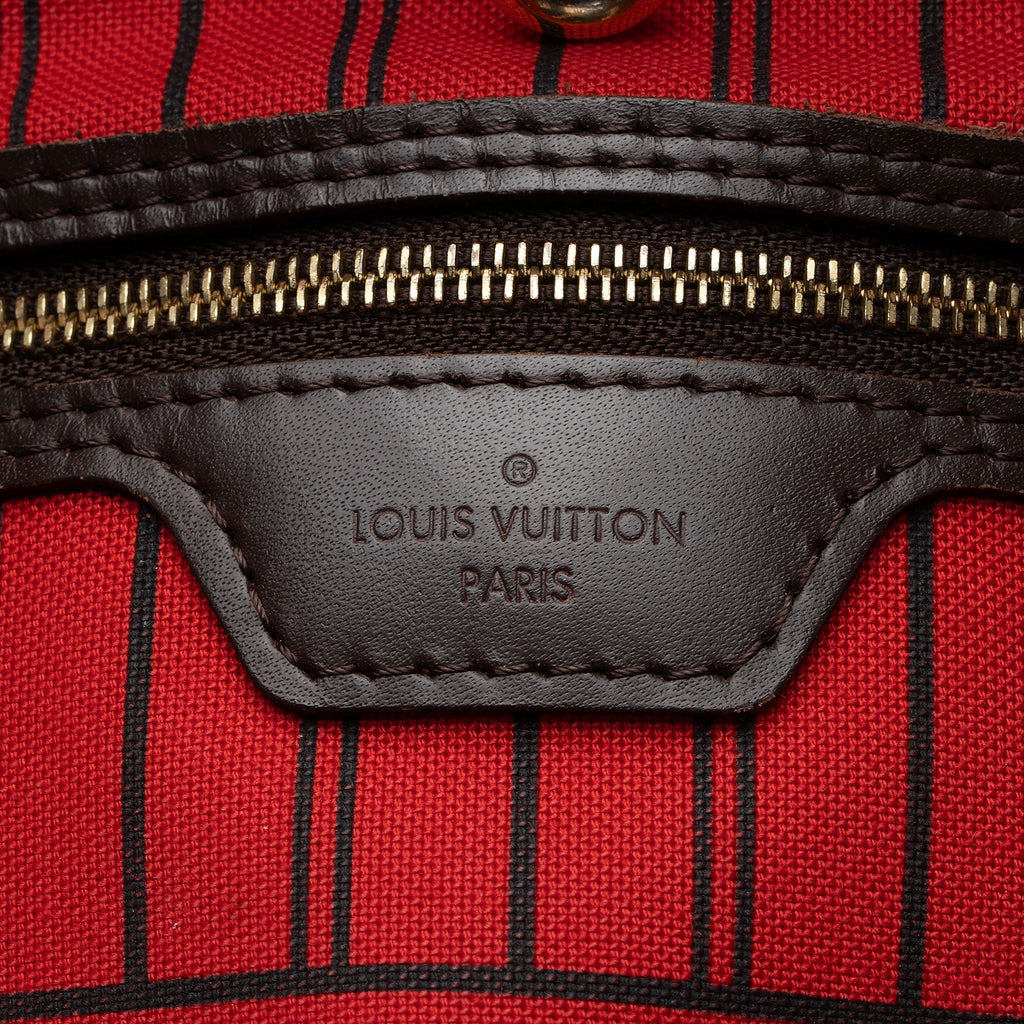 Louis Vuitton Damier Ebene Neverfull GM Tote (SHF-Vxt89r)