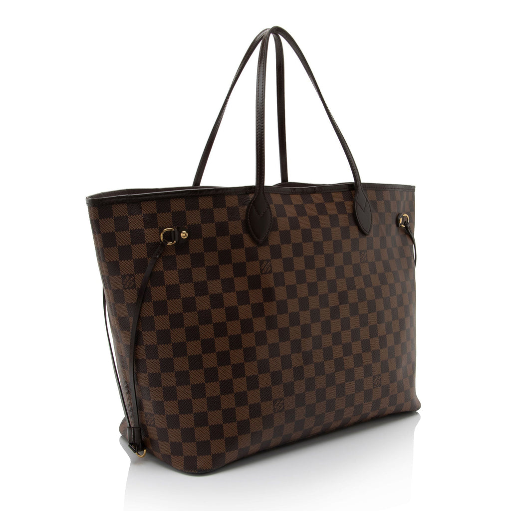 Louis Vuitton Damier Ebene Neverfull GM Tote (SHF-Vxt89r)