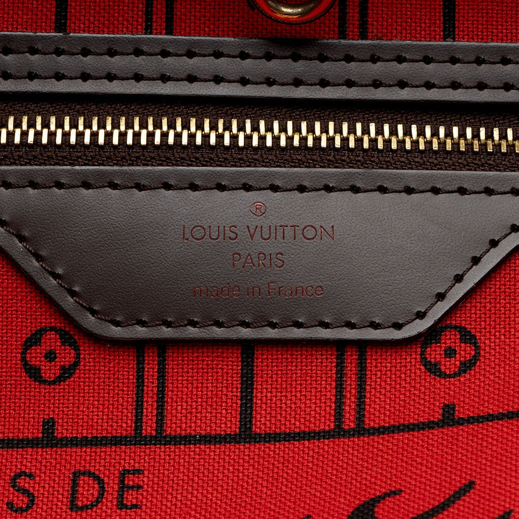 Louis Vuitton Damier Ebene Neverfull GM Tote (SHF-E3EZlr)