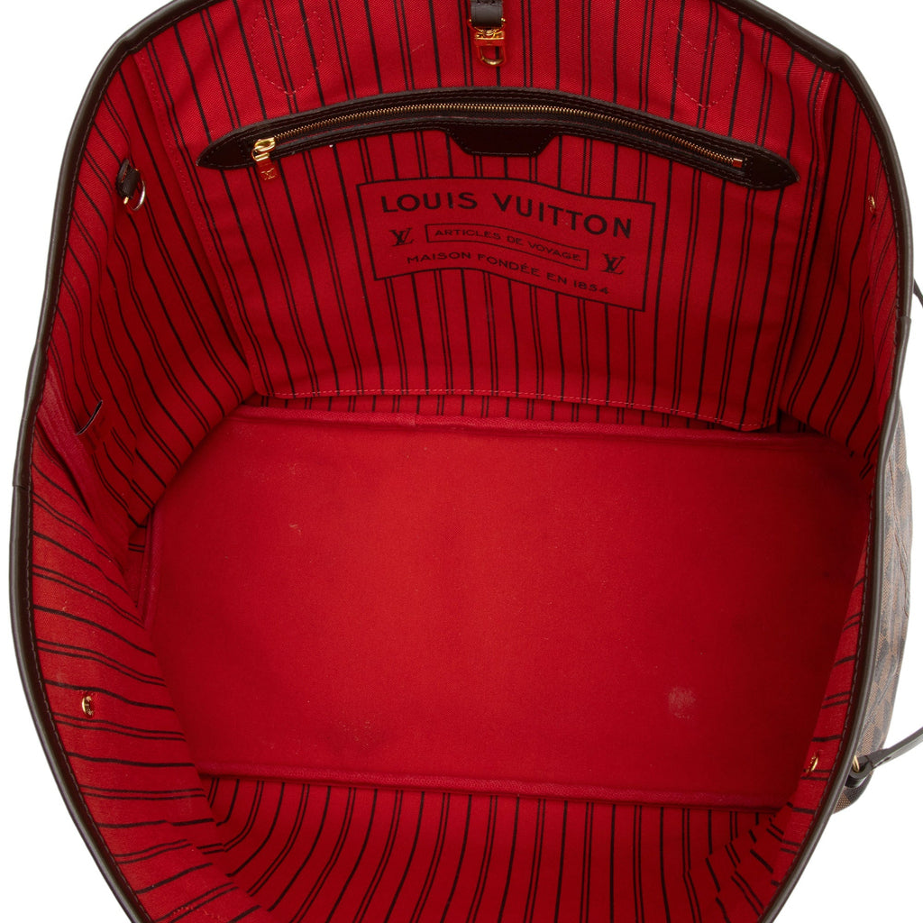 Louis Vuitton Damier Ebene Neverfull GM Tote (SHF-7quidJ)