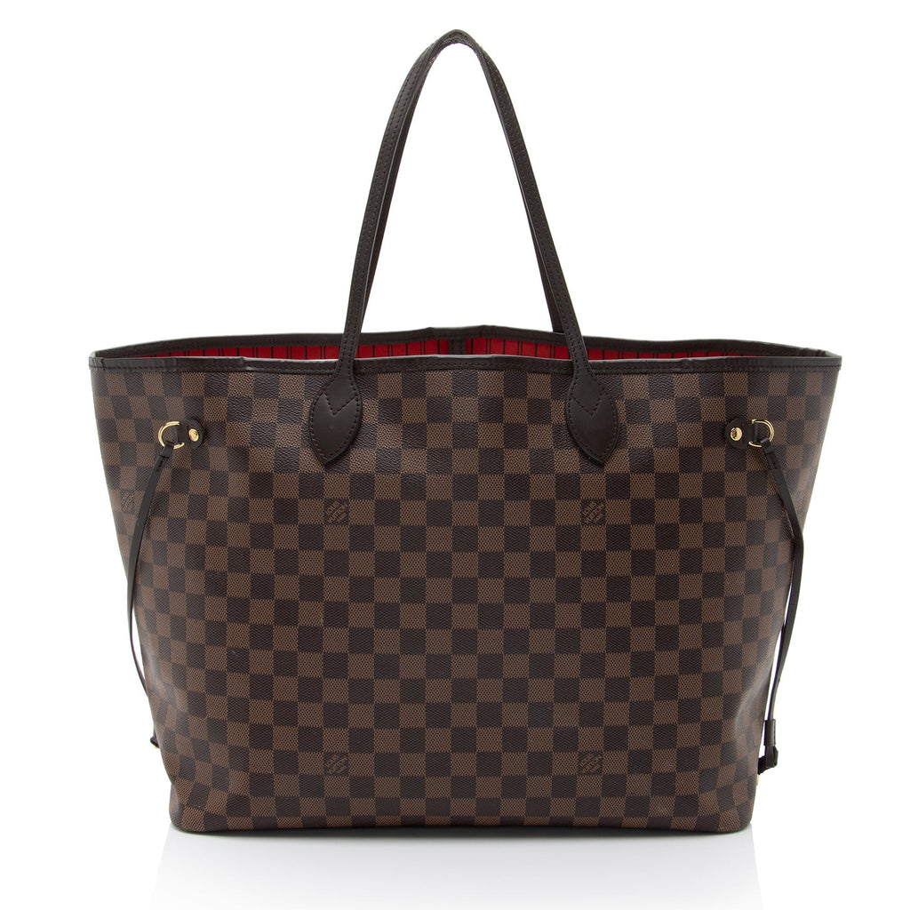 Louis Vuitton Damier Ebene Neverfull GM Tote (SHF-IYh18q)
