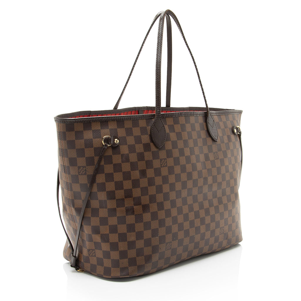 Louis Vuitton Damier Ebene Neverfull GM Tote (SHF-uKmwoj)