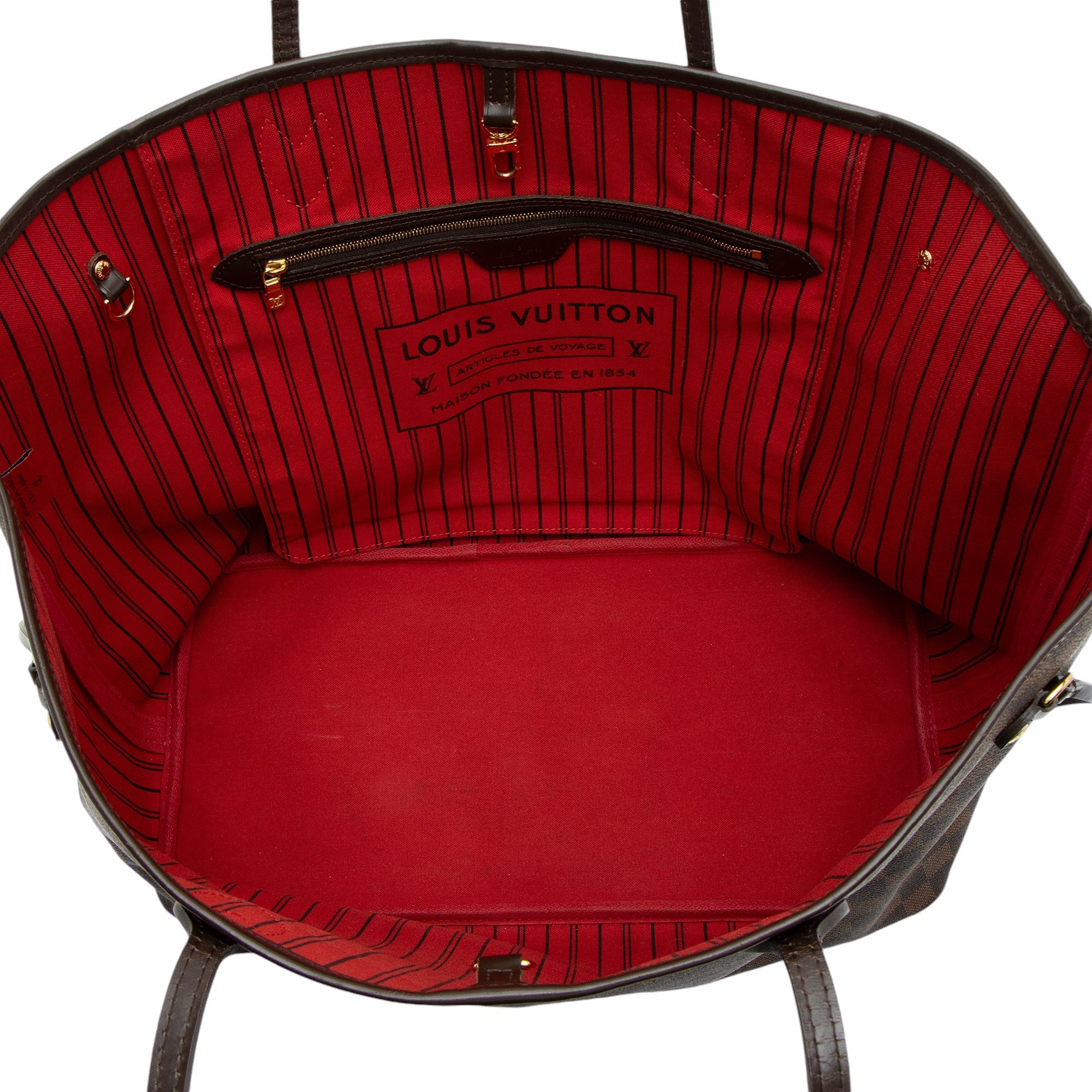 Louis Vuitton Damier Ebene Neverfull GM Tote (SHF-8lHDXz)