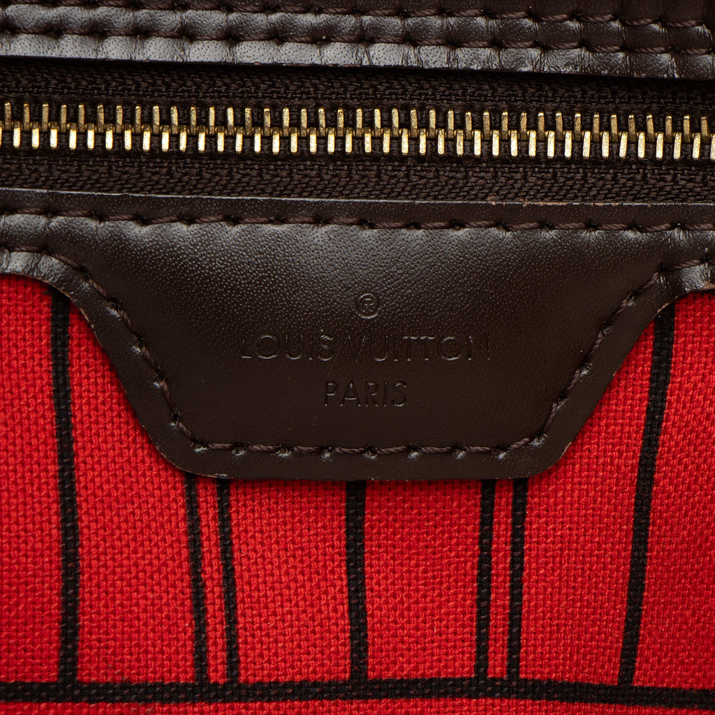 Louis Vuitton Damier Ebene Neverfull GM Tote (SHF-8lHDXz)