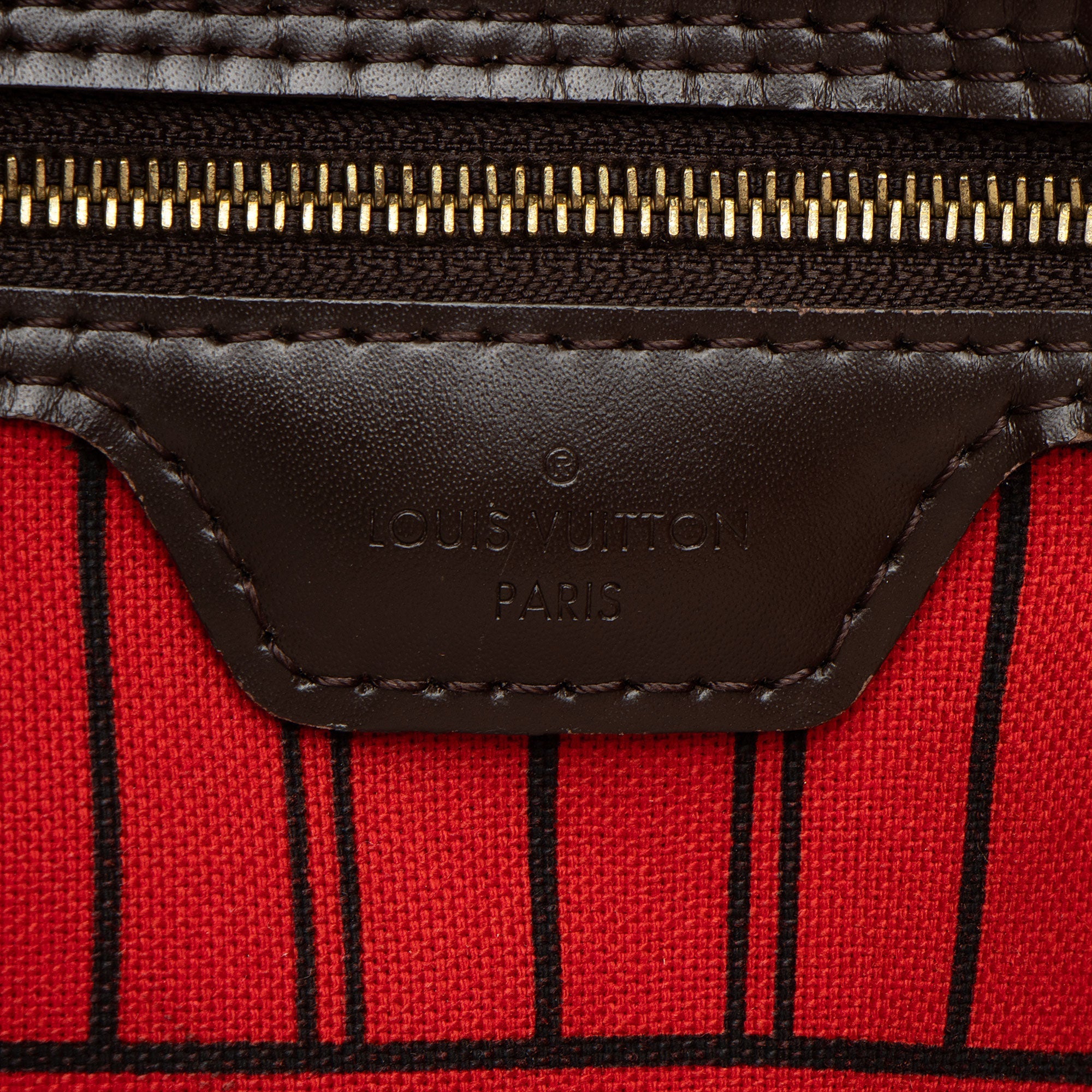 Louis Vuitton Damier Ebene Neverfull GM Tote (SHF-8lHDXz)