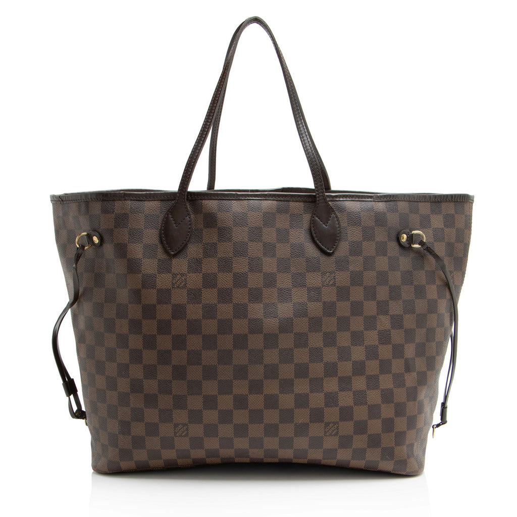 Louis Vuitton Damier Ebene Neverfull GM Tote (SHF-23ir92)