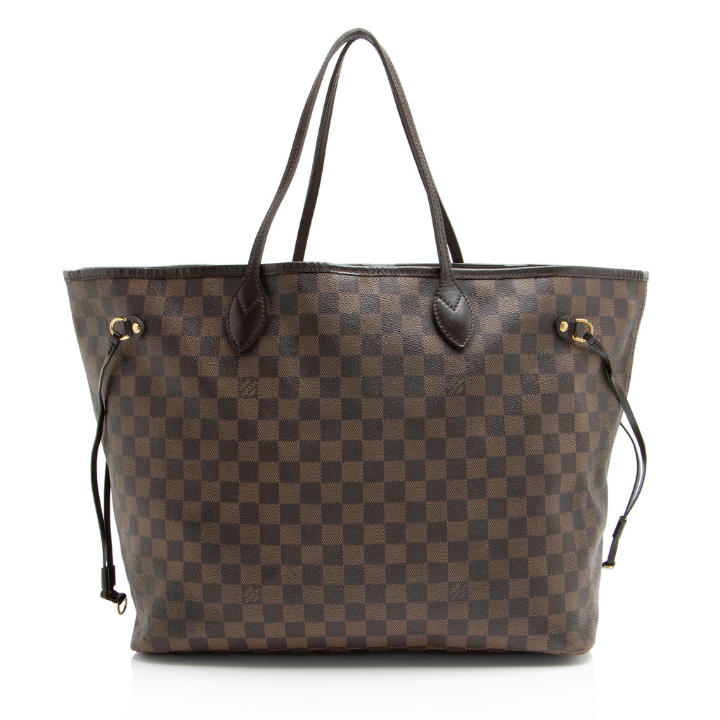 Louis Vuitton Damier Ebene Neverfull GM Tote (SHF-23ir92)