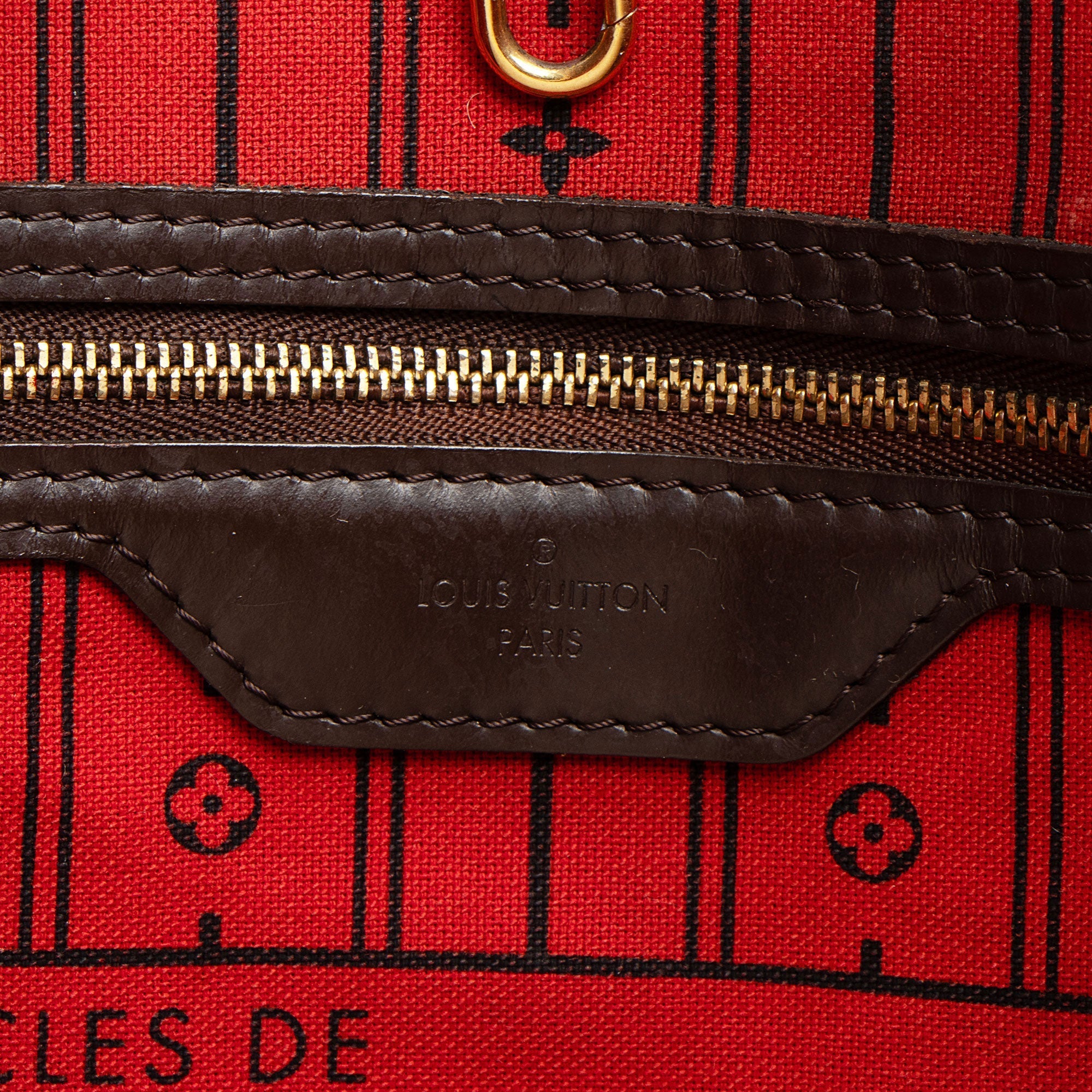 Louis Vuitton Damier Ebene Neverfull GM Tote (SHF-23ir92)
