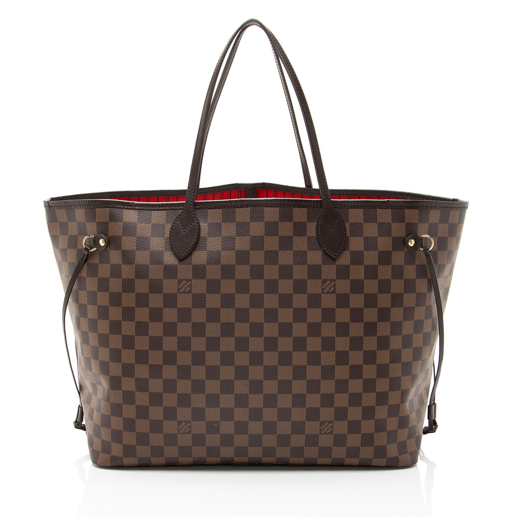 Louis Vuitton Damier Ebene Neverfull GM Tote