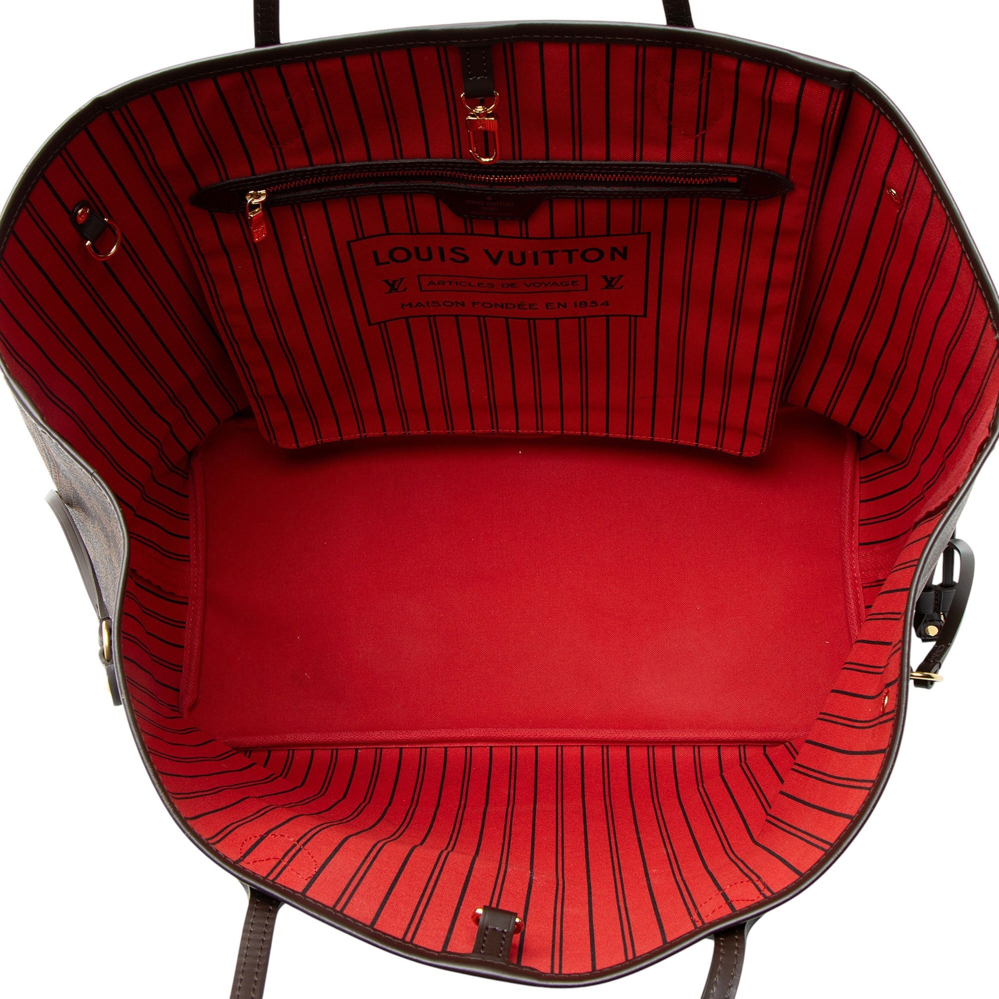 Louis Vuitton Damier Ebene Neverfull GM Tote