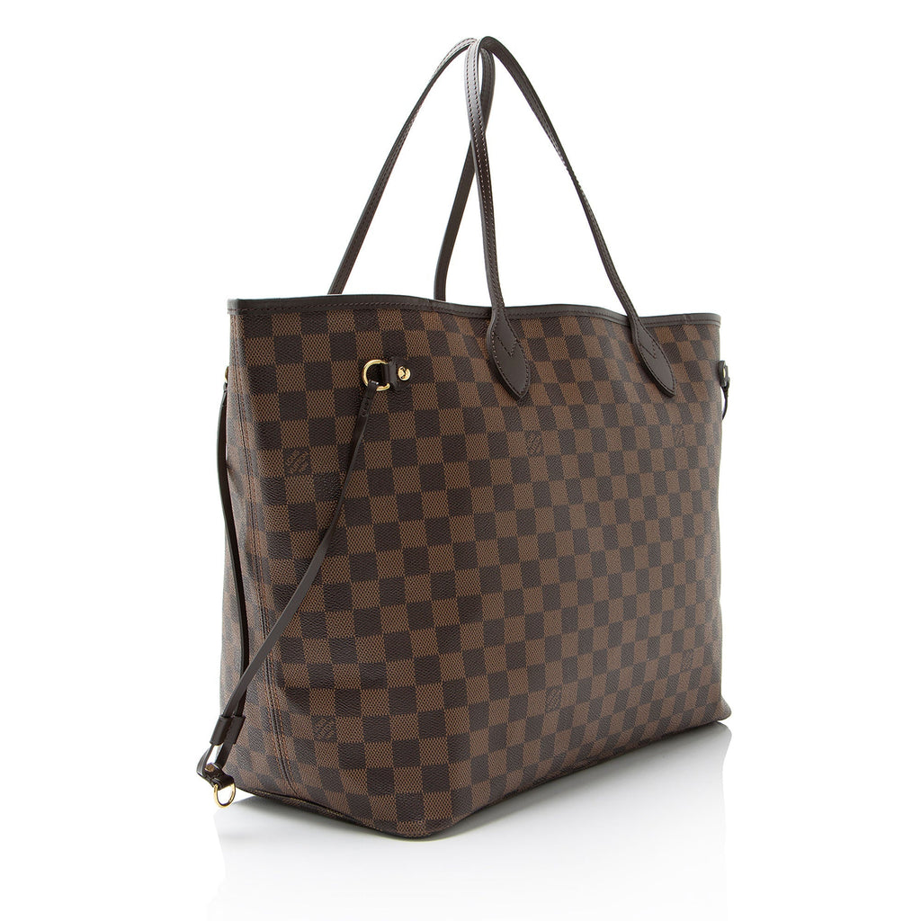 Louis Vuitton Damier Ebene Neverfull GM Tote